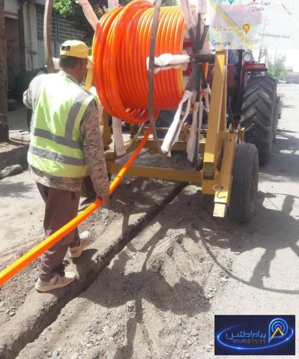 اجرای شبکه فیبر نوری خانگی FTTH شهر سبزوار