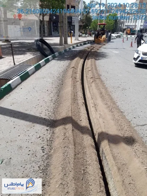 آماده سازی مسیر نصب میکروداکت