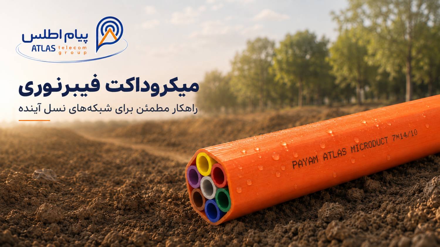 اجرای میکروداکت در پروژه فیبر نوری FTTH